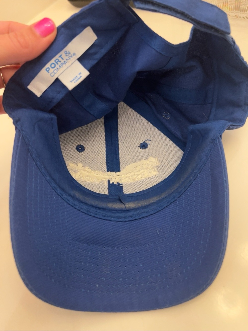 Blue Embroidered 'Make A Democrat President Again' Baseball Cap - Picture 2 of 2